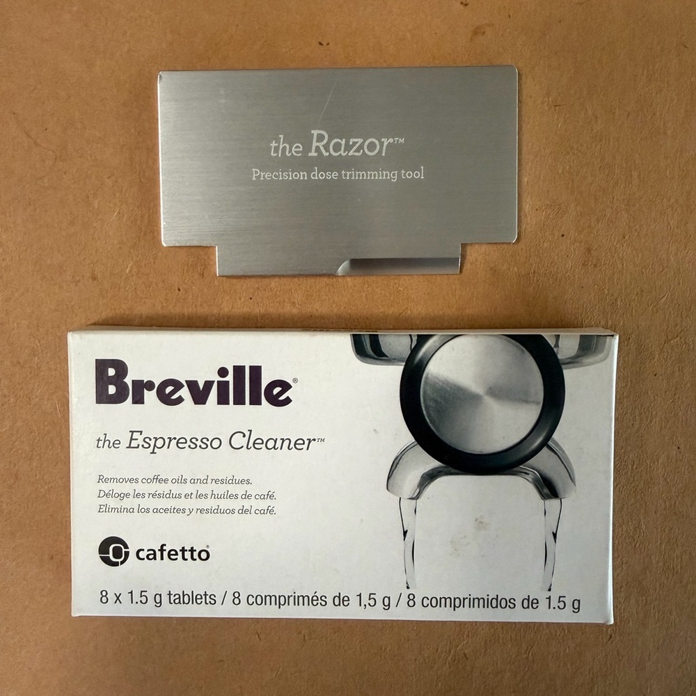 Breville the Razor and the Espresso Cleaner Bundle